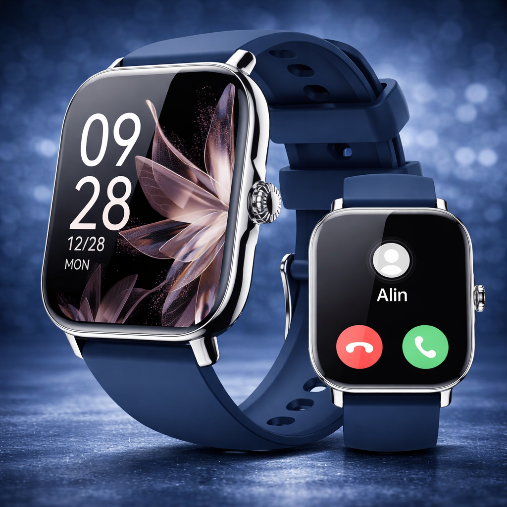 Heart Rate Sleep Test Bluetooth Calling P72 Smart Watch